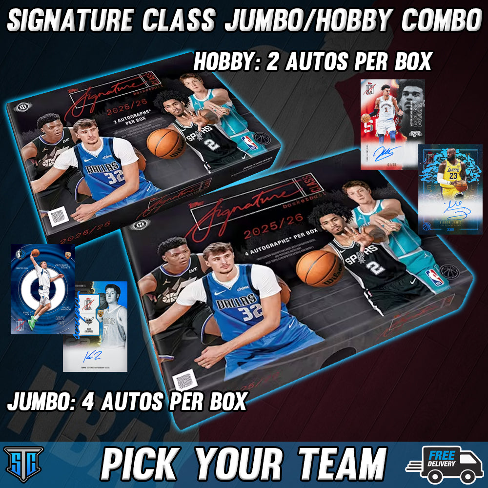 Break 1780 - NBA - Signature Class Jumbo/Hobby Combo - PICK YOUR TEAM