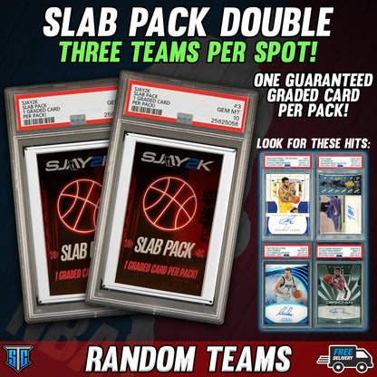 Break 551 - NBA - Slab Pack Double - Three Teams Per Spot!