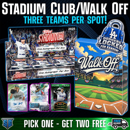 Break 2203 - MLB - 2025 Stadium Club/Walk Off! - BUY ONE, GET TWO FREE!