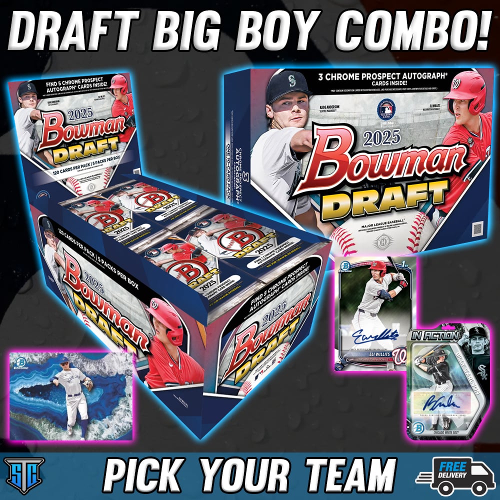 Break 1379 - MLB - 2025 Bowman Draft Big Boy Combo! - PICK YOUR TEAM