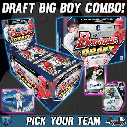 Break 1379 - MLB - 2025 Bowman Draft Big Boy Combo! - PICK YOUR TEAM