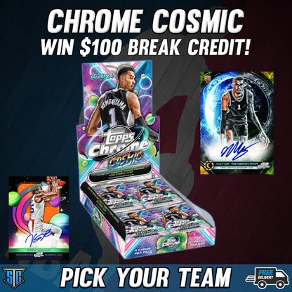 Break 098 - NBA - Topps Chrome Cosmic Hobby + $100 Giveaway