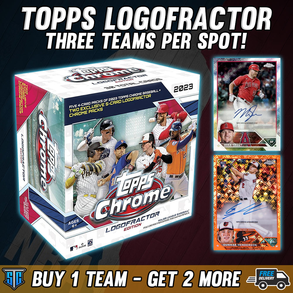 Break 423 - MLB - 2023 Topps LogoFractor - Buy 1 Get 2 Free PYT!