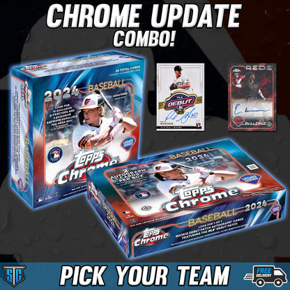Break 047 - MLB - Topps Chrome Update Jumbo Combo - PICK YOUR TEAM!