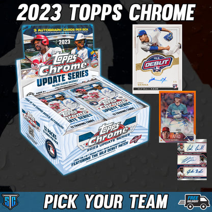 Break 553 - MLB - 2023 Topps Chrome Update - PICK YOUR TEAM