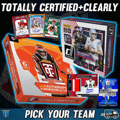 Break 694 - NFL - Totally Certified+Clearly Combo! - PICK YOUR TEAM