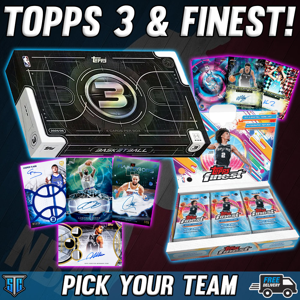 Break 1493 - NBA - Topps 3 & Finest Combo - PICK YOUR TEAM