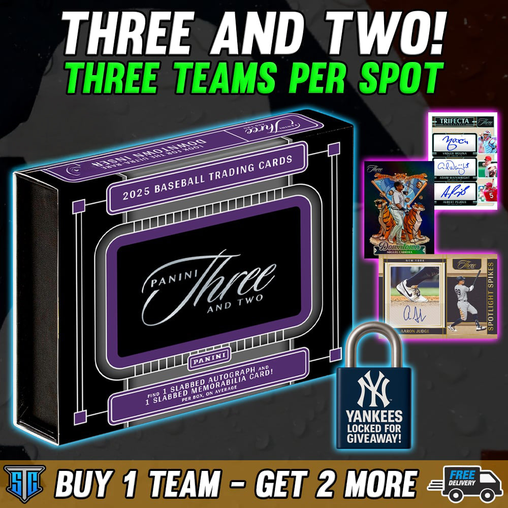 Break 1279 - MLB - Three & Two - Buy One Team, Get Two Free!