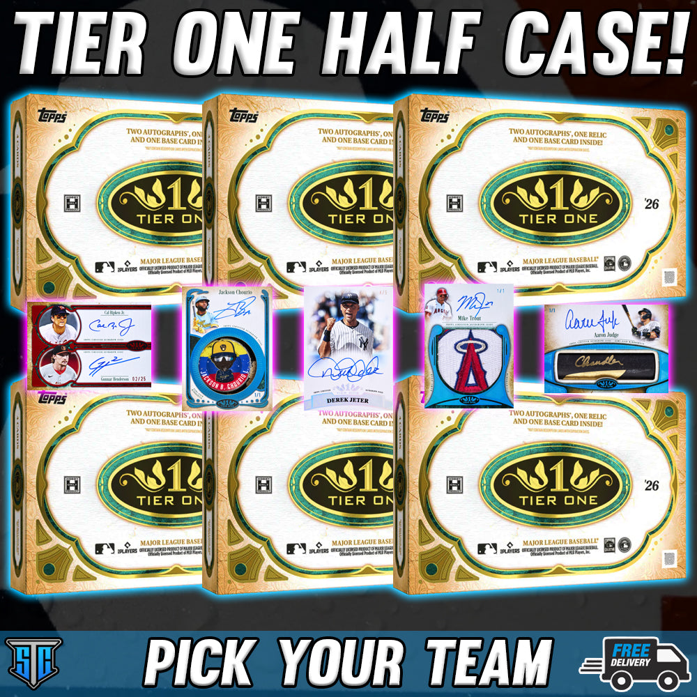 Break 1823 - MLB - *NEW RELEASE* 2026 Topps Tier One HALF CASE! - PICK YOUR TEAM