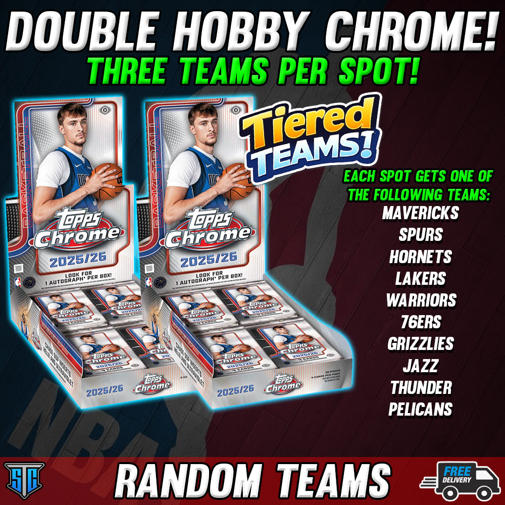 Break 1255 - NBA - Double Chrome Hobby - Tiered 10 Spotter!