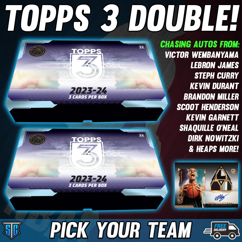 Break 674 - NBA - Topps 3 Double - PICK YOUR TEAM