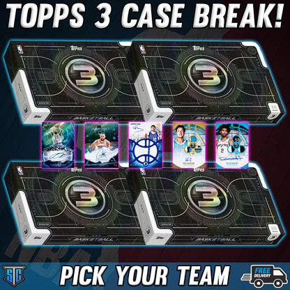 Break 1500 - NBA - 25/26 Topps 3 CASE BREAK! - PICK YOUR TEAM