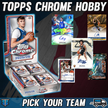 Break 1274 - NBA - Topps Chrome Hobby - PICK YOUR TEAM!