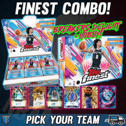 Break 1538 - NBA - Topps Finest Combo - PICK YOUR TEAM