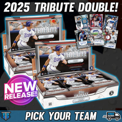 Break 539 - MLB - 2025 Topps Tribute Double - PICK YOUR TEAM!