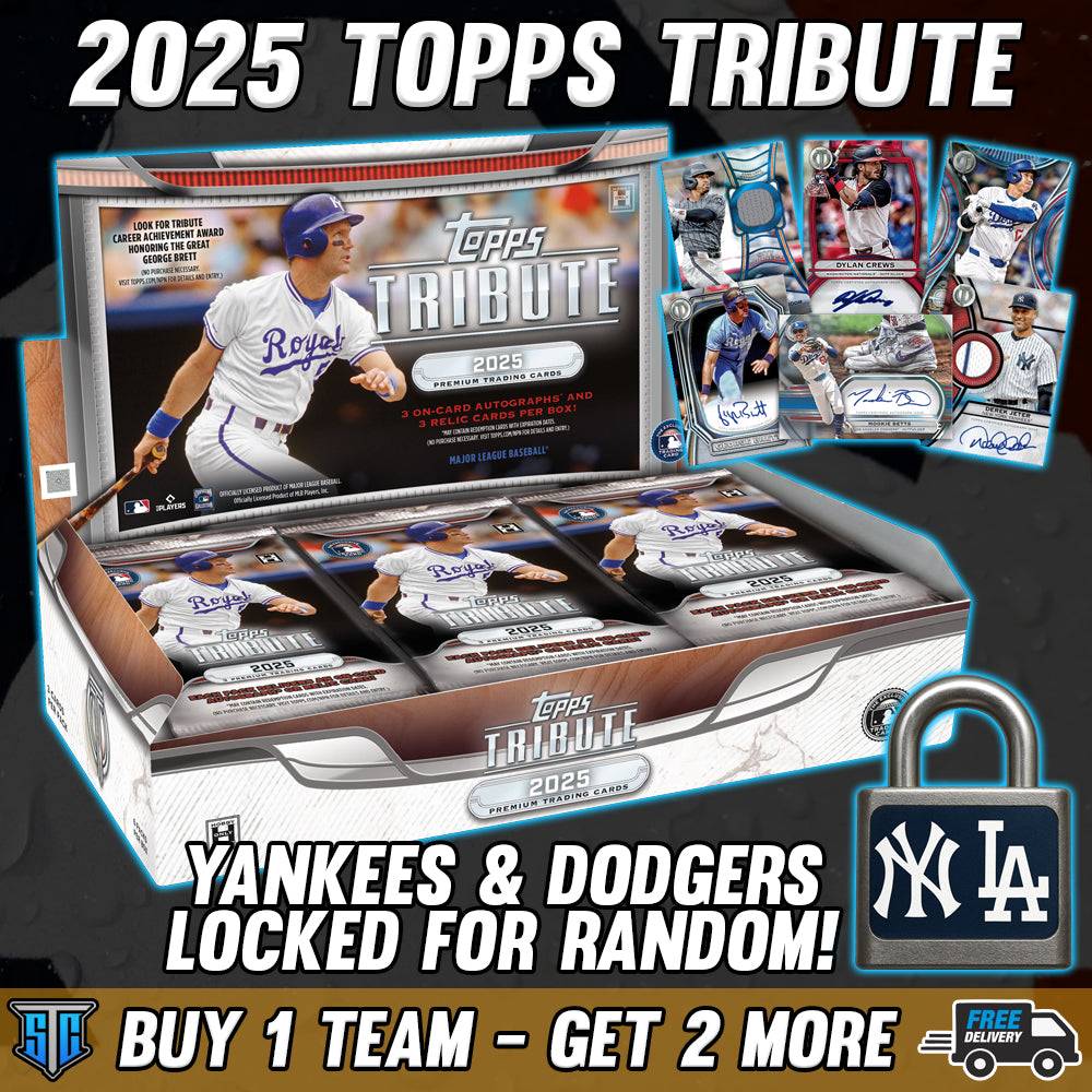 Break 515 - MLB - 2025 Topps Tribute 10 Spotter - Pick 1 Team & Get 2 Free!