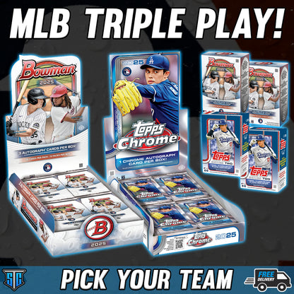 Break 877 - MLB - Triple Play! - PICK YOUR TEAM