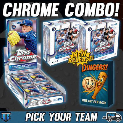 Break 948 - MLB - Chrome Hobby/Logo Combo - PICK YOUR TEAM