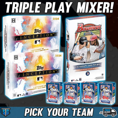 Break 738 - MLB - Triple Play Mixer - PICK YOUR TEAM