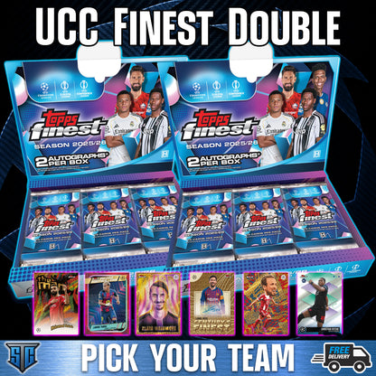 Break 2105 - SOCCER - 25/26 UCC Finest Double - PICK YOUR TEAM
