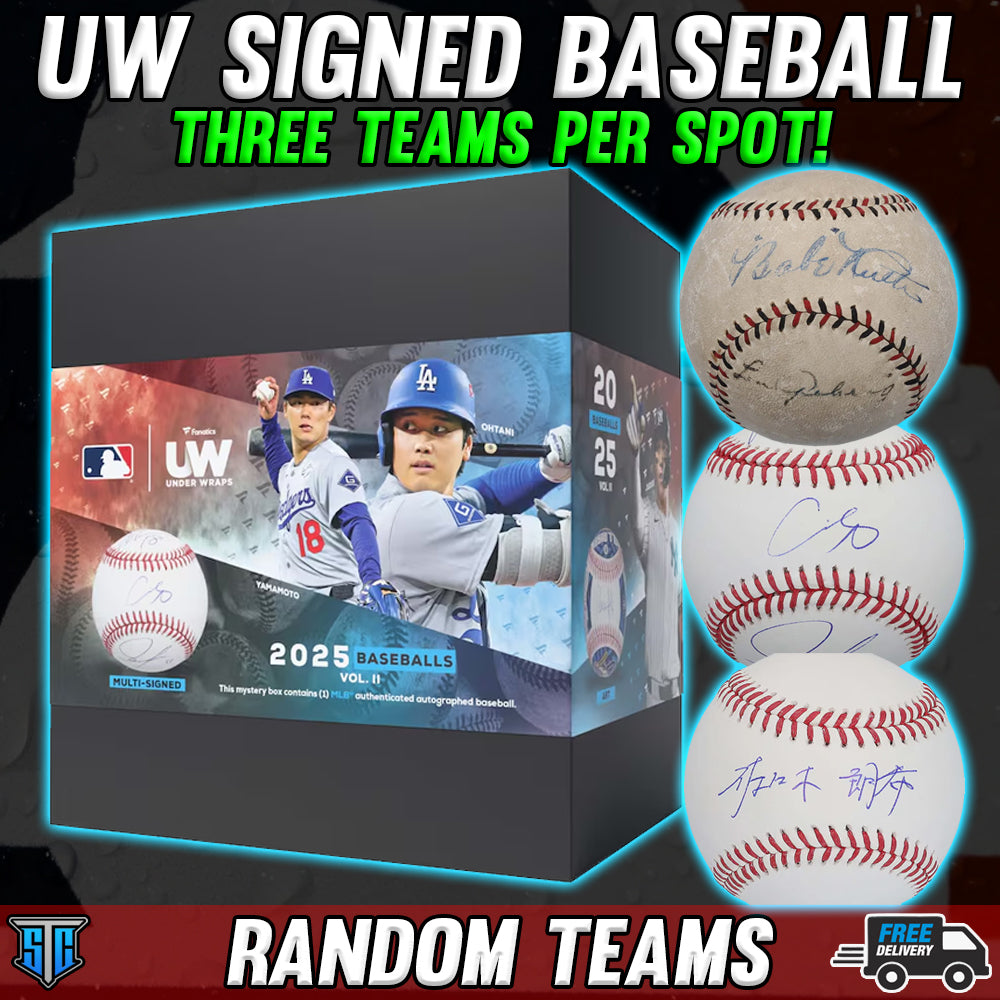 Break 1528 - MLB - 2025 Fanatics Under Wraps Autographed Baseball - THREE TEAMS PER SPOT!