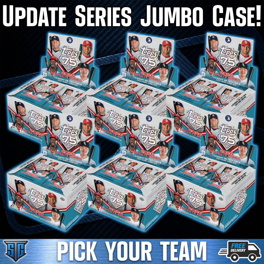 Break 2179 - MLB - 2026 Update Series Jumbo Full Case - PICK YOUR TEAM
