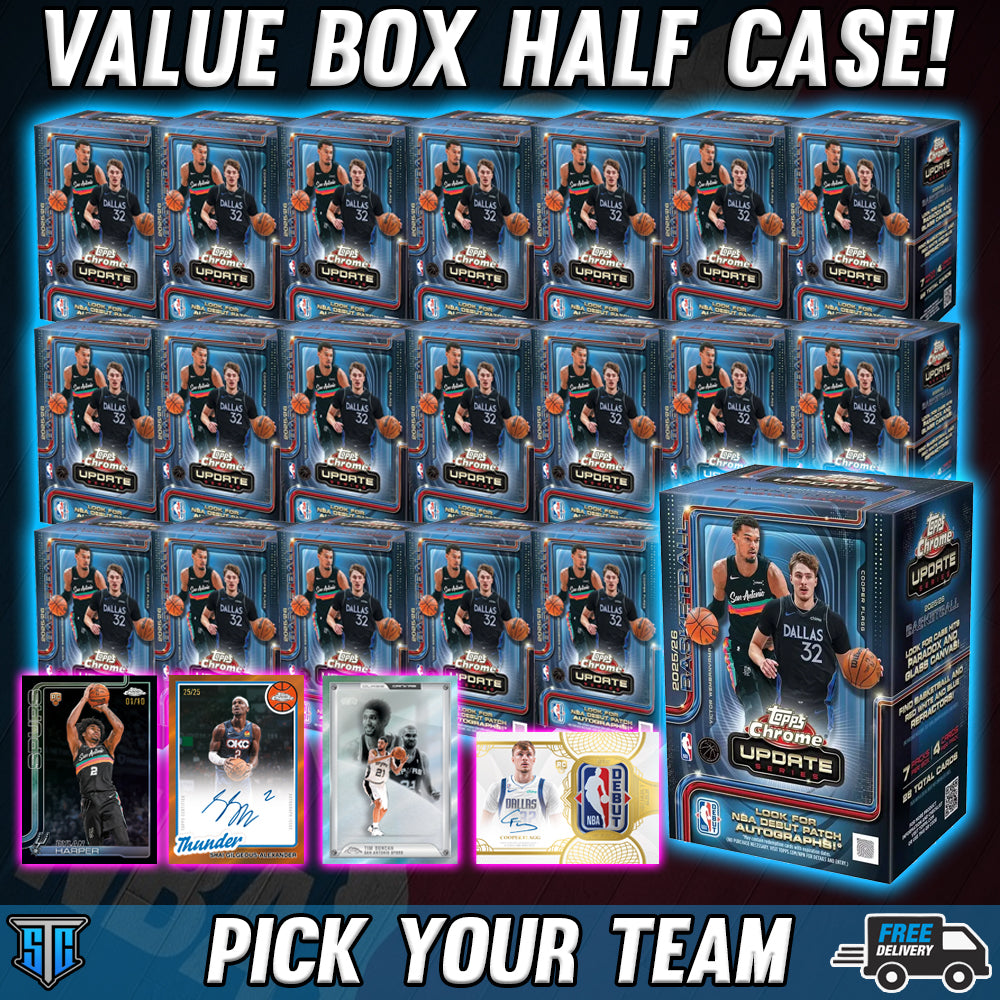 Break 1998 - NBA - Chrome Update Value HALF CASE - PICK YOUR TEAM