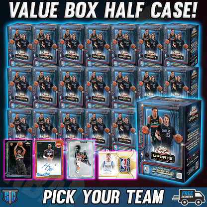 Break 1998 - NBA - Chrome Update Value HALF CASE - PICK YOUR TEAM