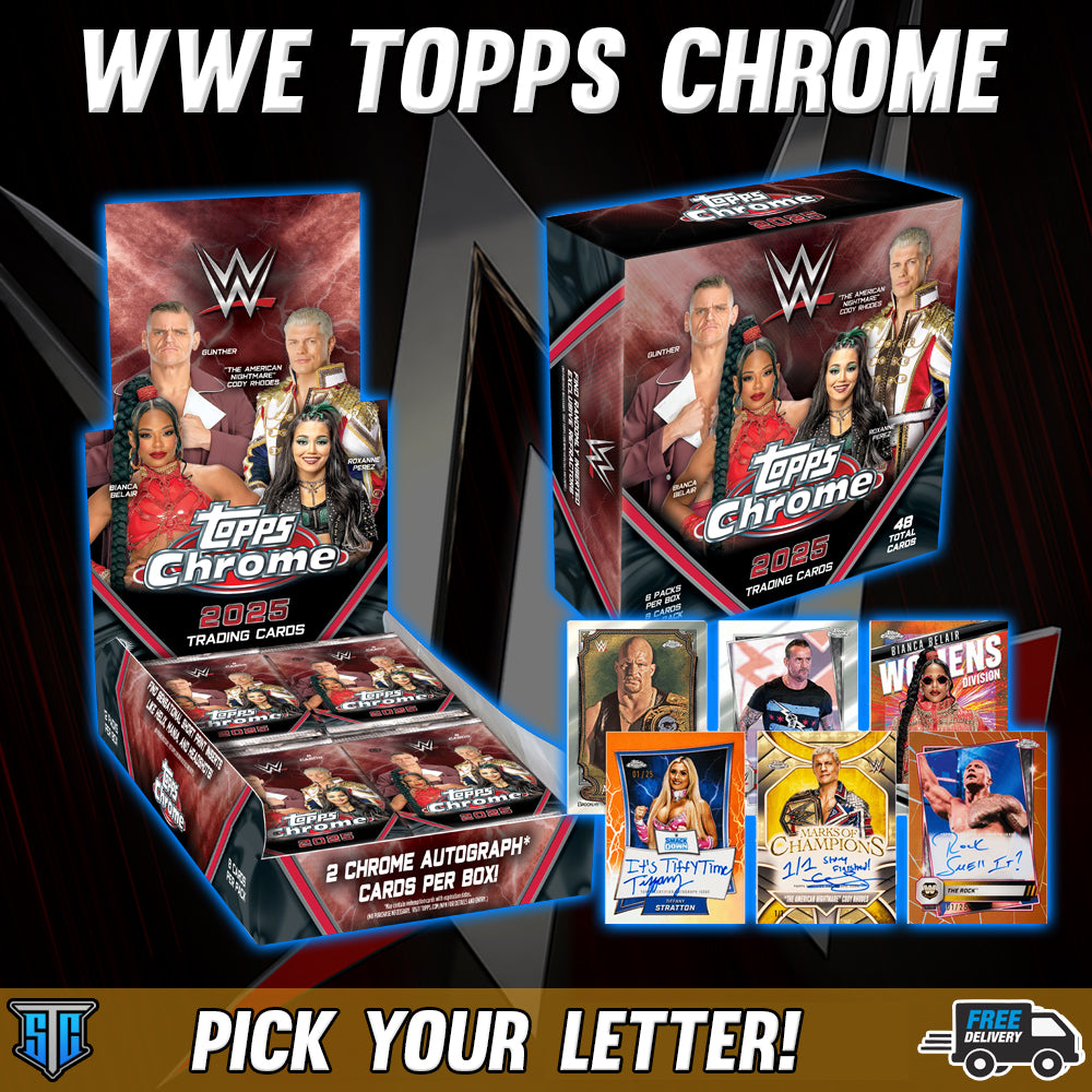 Break 212 - WWE - Topps Chrome Combo - PICK YOUR LETTER!