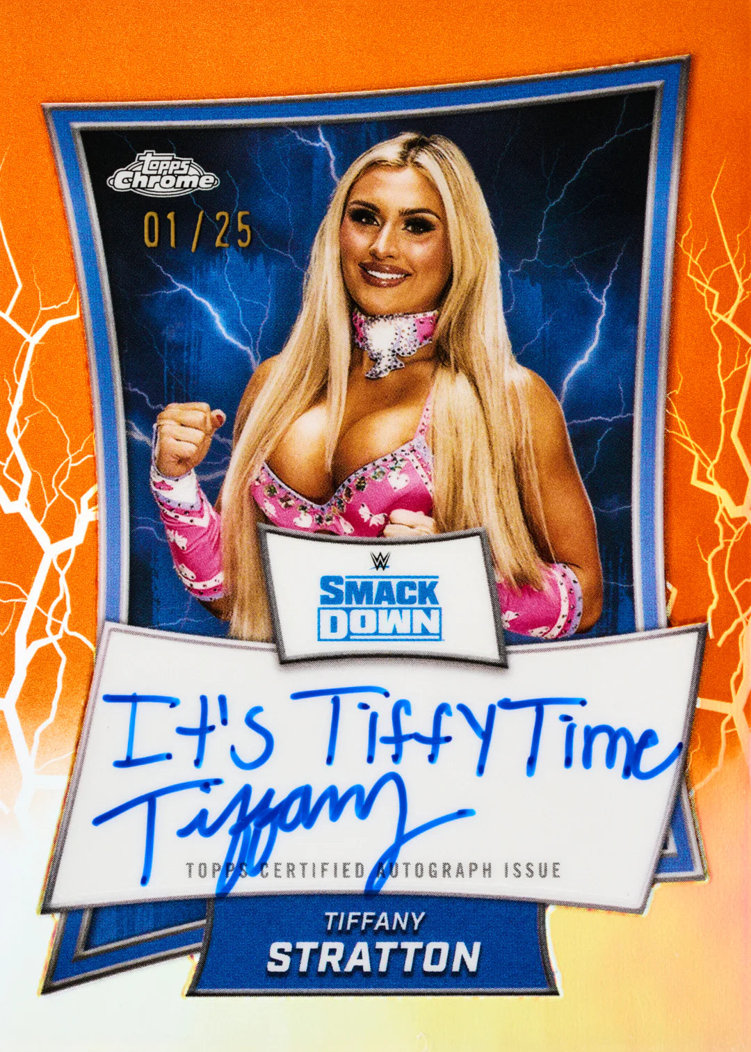 Break 212 - WWE - Topps Chrome Combo - PICK YOUR LETTER!