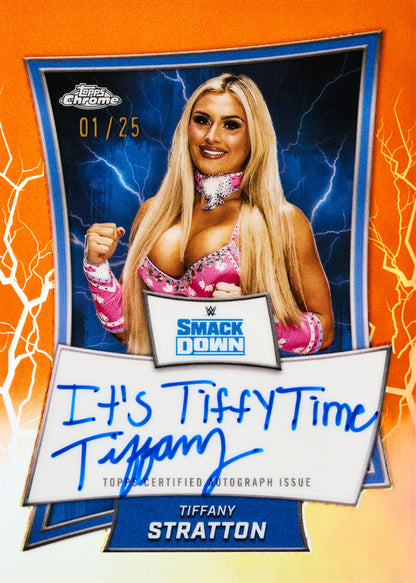 Break 212 - WWE - Topps Chrome Combo - PICK YOUR LETTER!