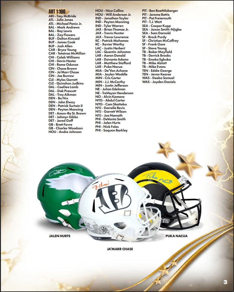 Break 2094 - NFL - Under Wraps Signed Helmet - BUY ONE, GET TWO FREE!