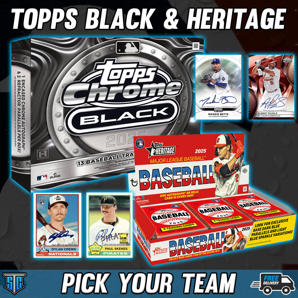 Break 574 - MLB - Chrome Black & Heritage - PICK YOUR TEAM