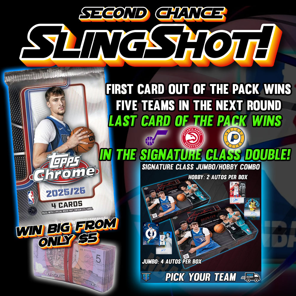 2nd Chance Slingshot - Win the Jazz, Hawks & Pacers from only $5!